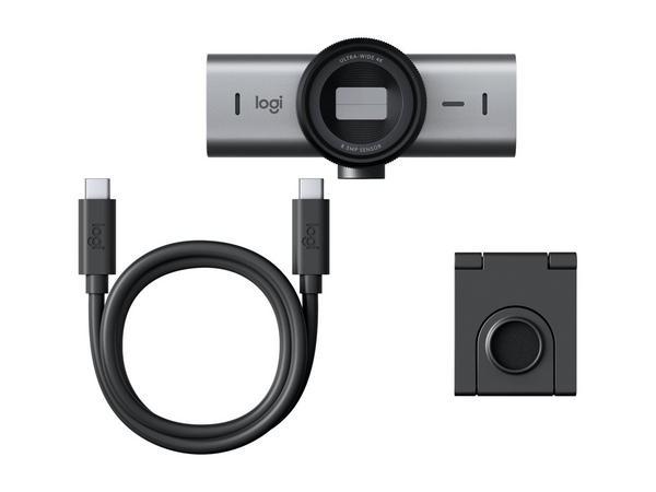 LOGITECH MX Brio 705 for Business Webcam colour 8.5 MP 4096 x 2160 audio wired USB-C
