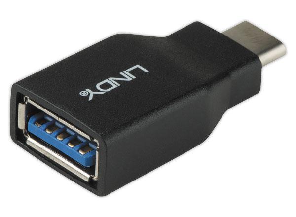 LINDY USB 3.1 Adapter Type C/A USB 3.1 Type C plug/ Type A plug