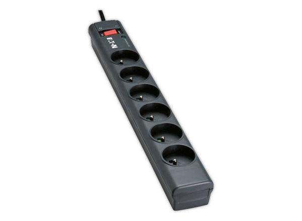 EATON Multiprises parafoudre 10A Protection Strip 6 prises FR