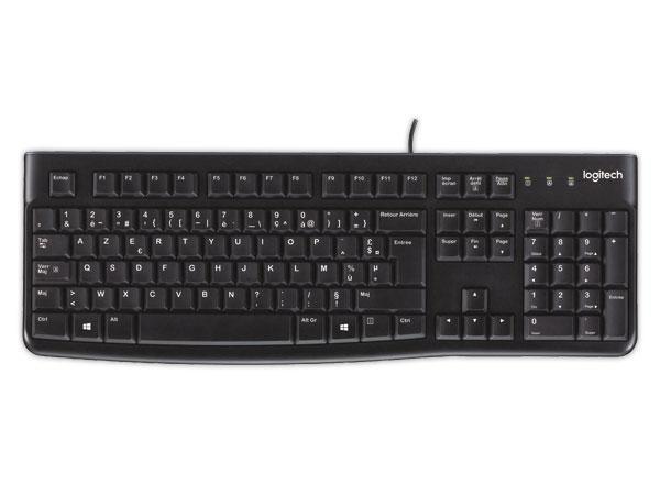 Logitech Keyboard K120 for Business clavier Universel USB AZERTY Français Noir