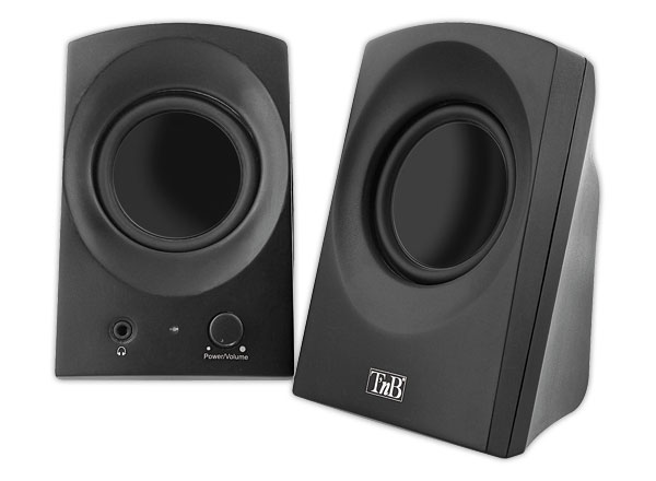 TNB ARK Series - Haut Parleurs 2.0 6W Peak Power - noir