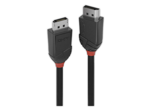 LINDY 2m DisplayPort 1.2 Cable Black Line