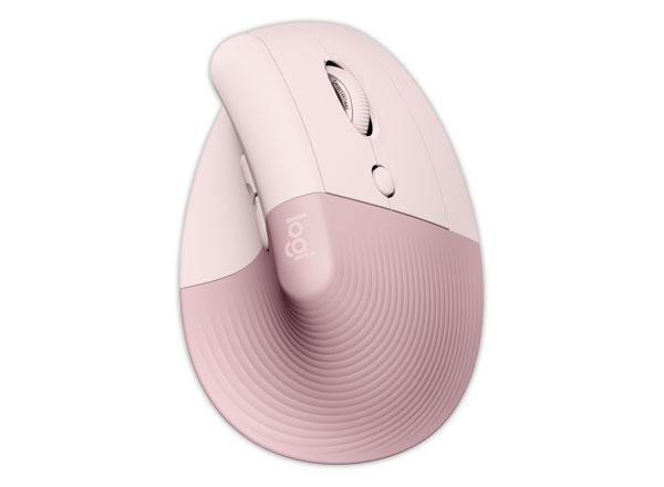 Logitech Lift souris Bureau Droitier RF sans fil + Bluetooth Optique 4000 DPI