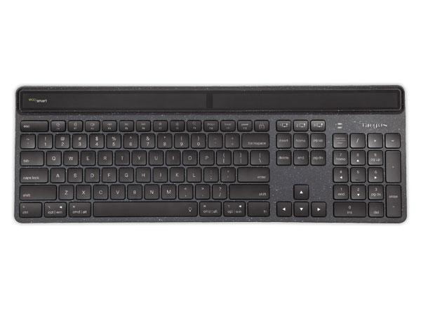 Targus Sustainable Energy Harvesting EcoSmart clavier Universel Bluetooth AZERTY Français Noir