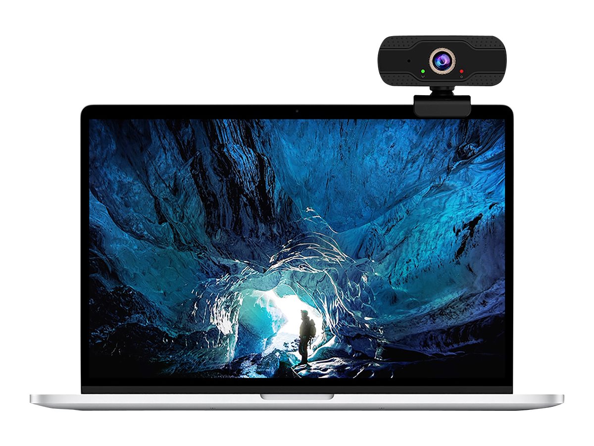 URBAN FACTORY Webcam USB Full HD 1080P 2M Pixels Autofocus