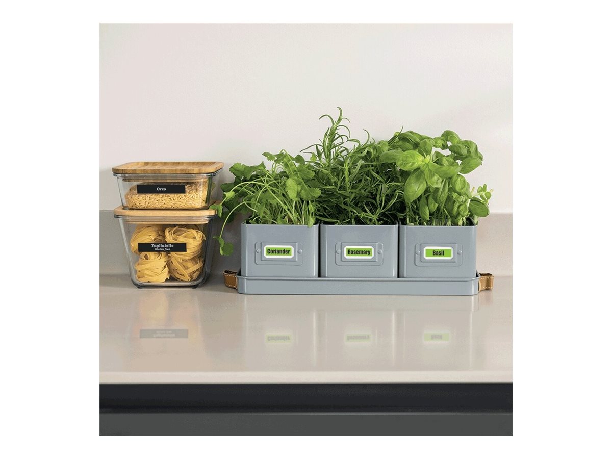 BROTHER 12MM BTAG631 Ribbon Black on Yellow