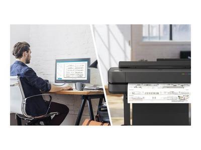 HP DesignJet T650 24p LFP 2025 Colour Ink-Jet Roll A1 61.0cmx91.4 m 2400x1200dpi 0.43 min/page USB LAN Wi-Fi Cutter