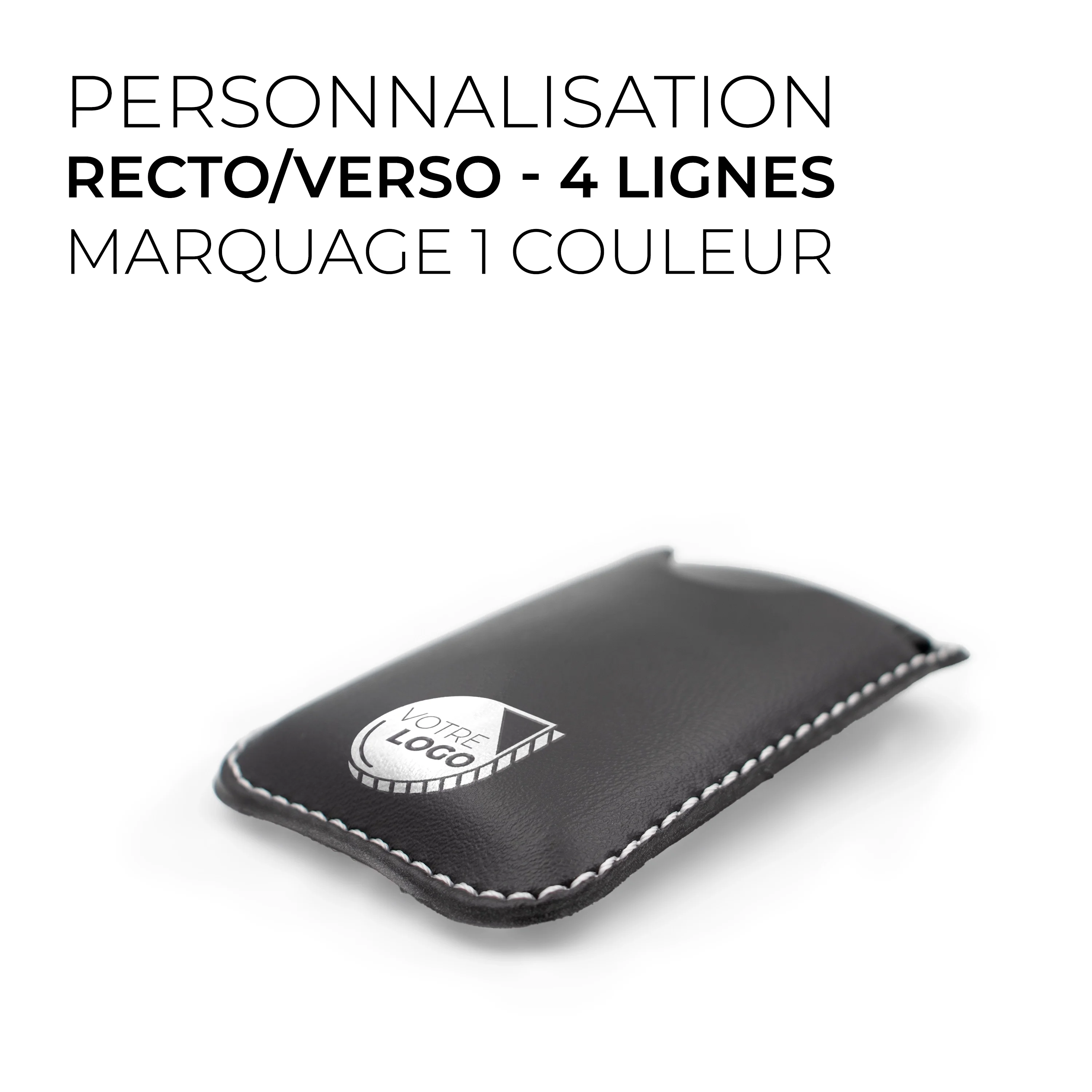 ETUI CARTE DE DEMARRAGE - RECTO VERSO PERSONNALISABLE