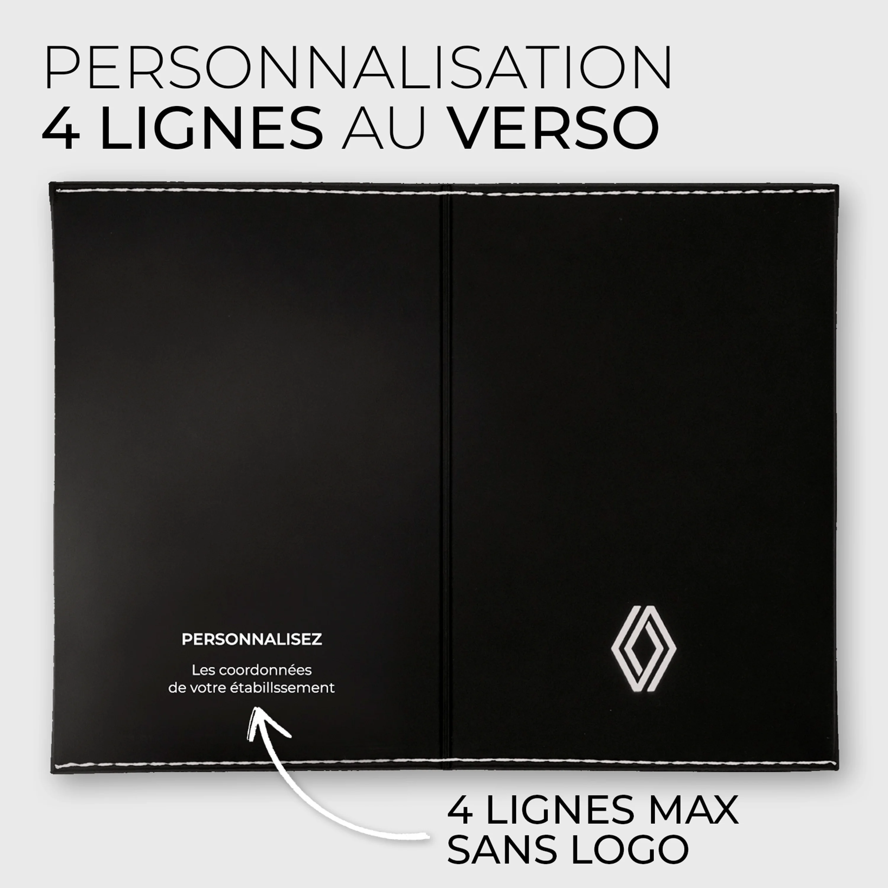 ETUIS CARTE GRISE RENAULT - LICENCE OFFICIELLE - GOMME PREMIUM