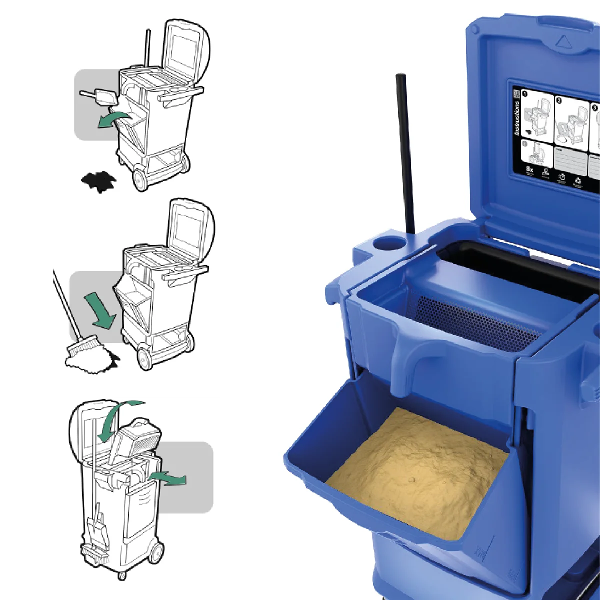 KIT ROLL ABSORB COMPLET PACK+ABSORBANT