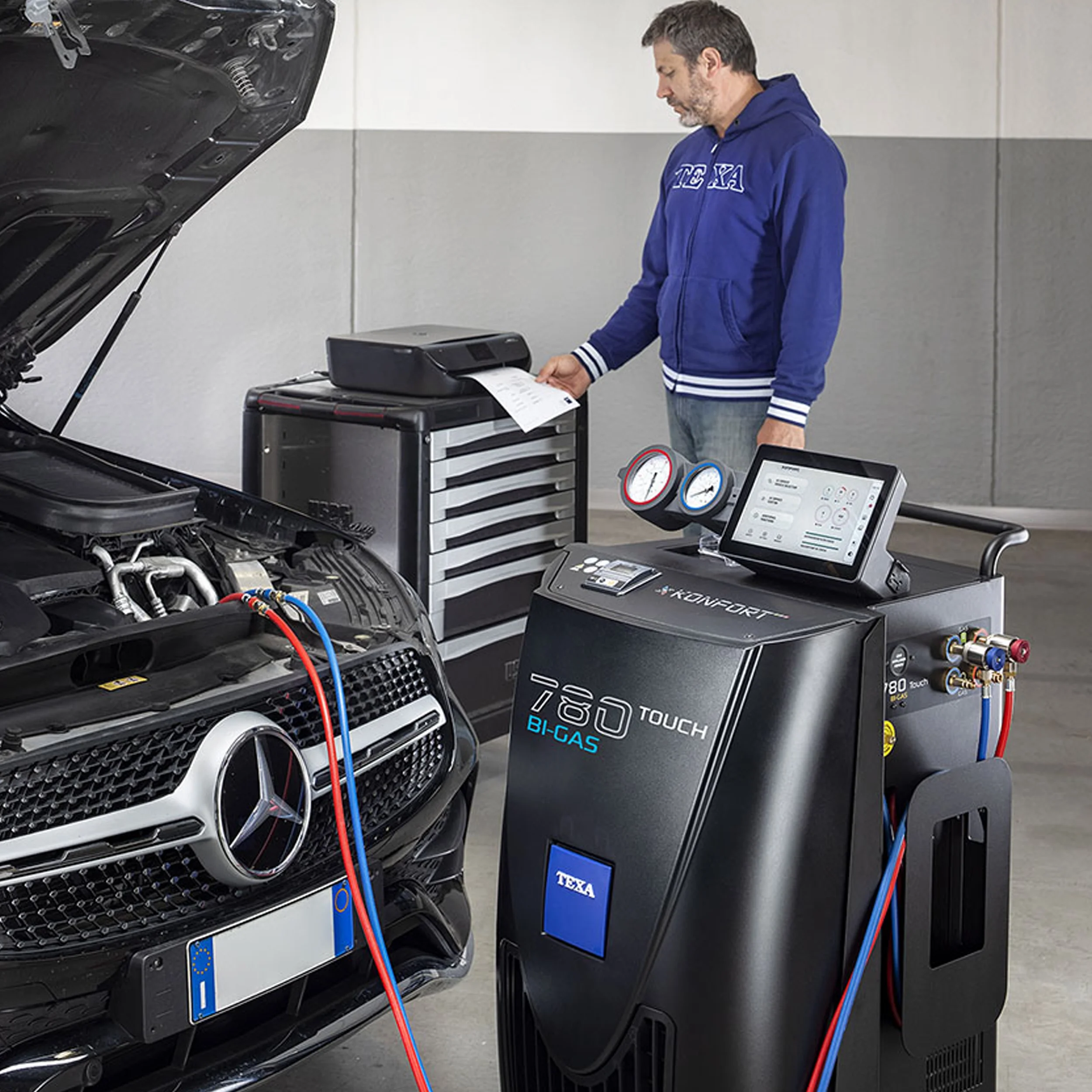 STATION DE CLIM KONFORT 780 TOUCH BI-GAS