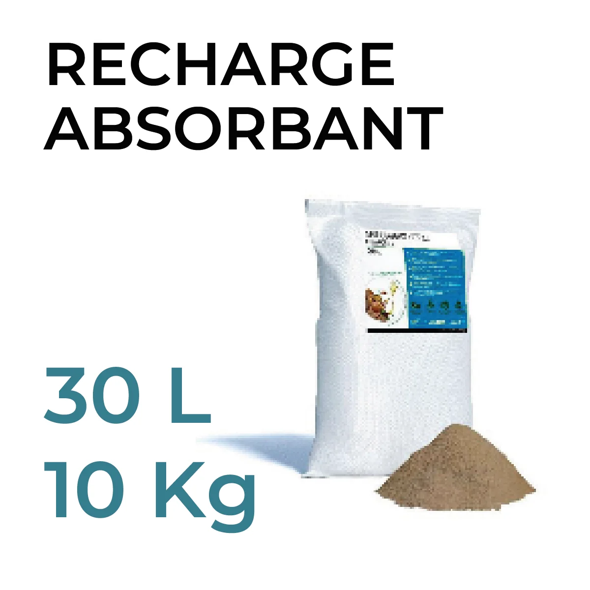 RECHARGE ECO-ABSORBANT 30L/10KG