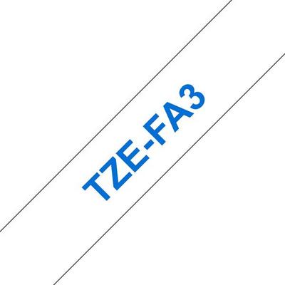1 Ruban pour titreuse BROTHER TZE FA3 12mm spécial textile