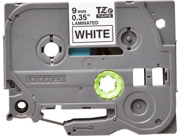 1 Ruban pour titreuse BROTHER TZE 221 9mm blanc impression noire