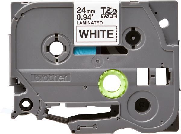 1 Ruban pour titreuse BROTHER TZE 251 24mm blanc impression noire