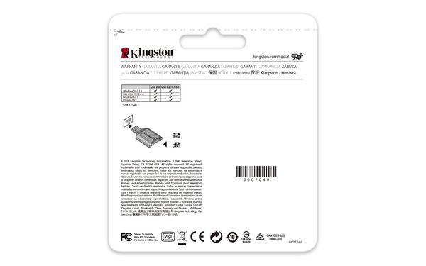 KINGSTON MobileLite Plus USB 3.1 SDHC/SDXC UHS-II Card Reader