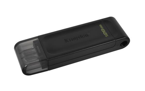 KINGSTON 128Go USB-C 3.2 Gen1 DataTraveler 70