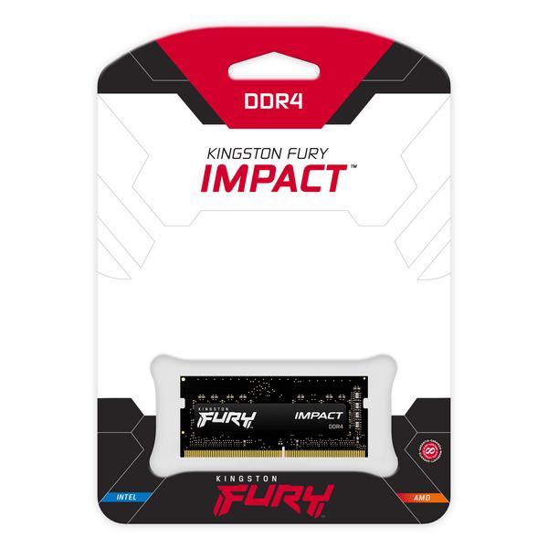 KINGSTON 8Go 3200MHz DDR4 CL20 SODIMM FURY Impact