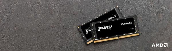 KINGSTON 8Go 3200MHz DDR4 CL20 SODIMM FURY Impact