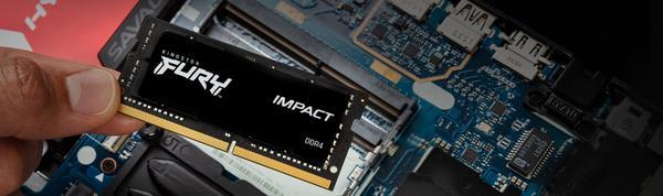 KINGSTON 8Go 3200MHz DDR4 CL20 SODIMM FURY Impact