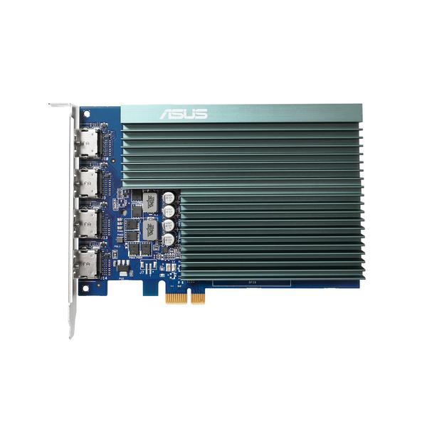 ASUS GT730-4H-SL-2GD5 2Go GDDR5 Memory PCIe 2.0 4xHDMI Ports Single-slot Design Passive Cooling