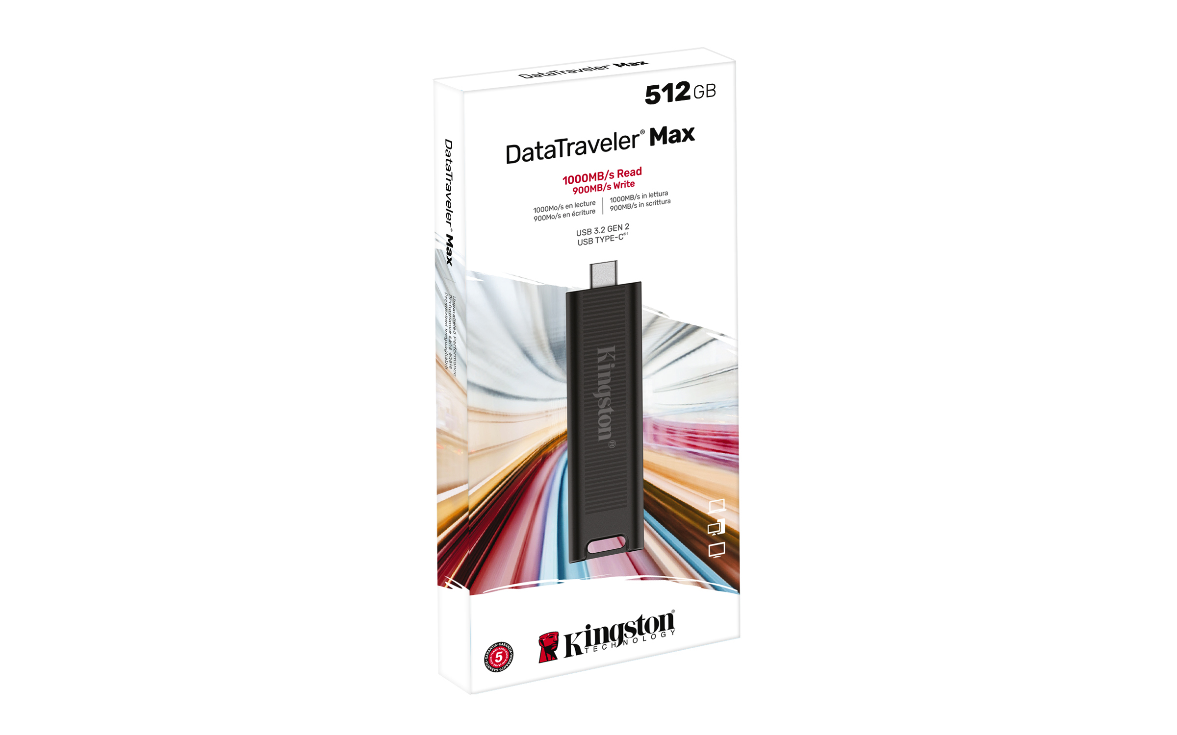 KINGSTON 512Go USB3.2 Gen 2 DataTraveler Max