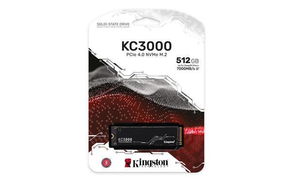 KINGSTON KC3000 512Go PCIe 4.0 NVMe M.2 SSD