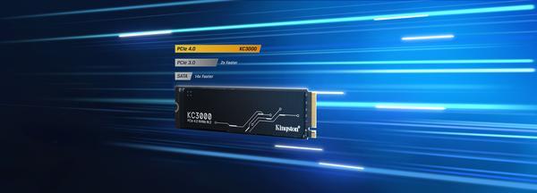 KINGSTON KC3000 512Go PCIe 4.0 NVMe M.2 SSD