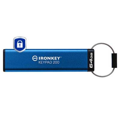 KINGSTON 64Go IronKey Keypad 200 FIPS 140-3 Lvl 3 Pending AES-256 Encrypted