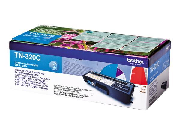 Brother TN-320C - Cartouche de toner originale – Cyan