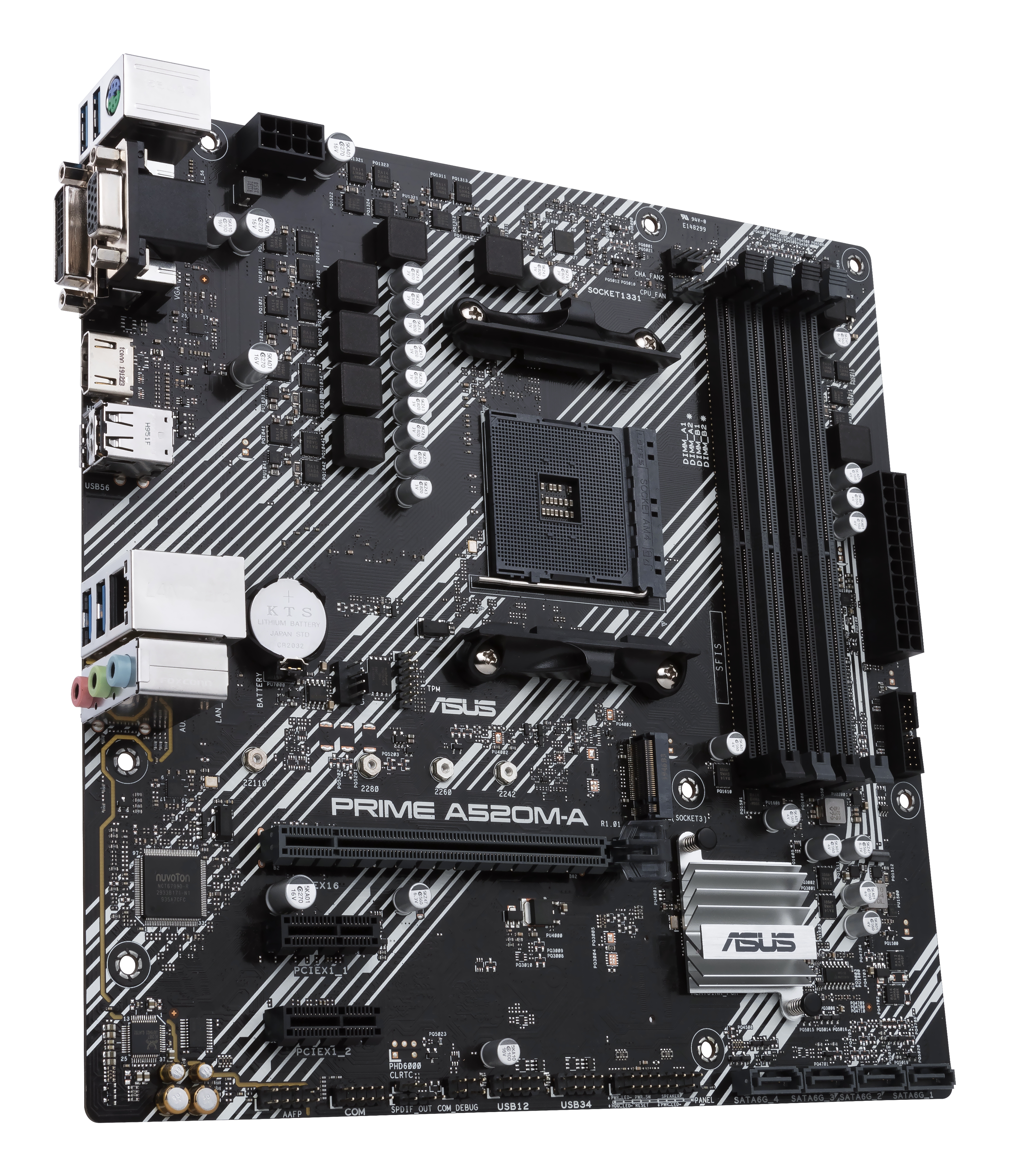 ASUS PRIME A520M-A II/CSM AMD A520 Emplacement AM4 micro ATX