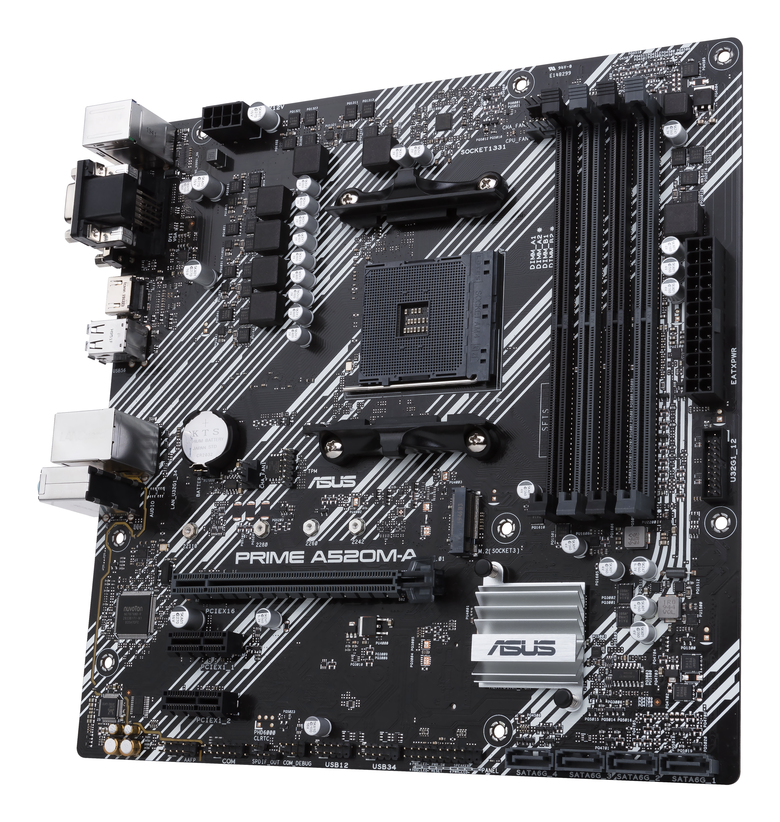 ASUS PRIME A520M-A II/CSM AMD A520 Emplacement AM4 micro ATX