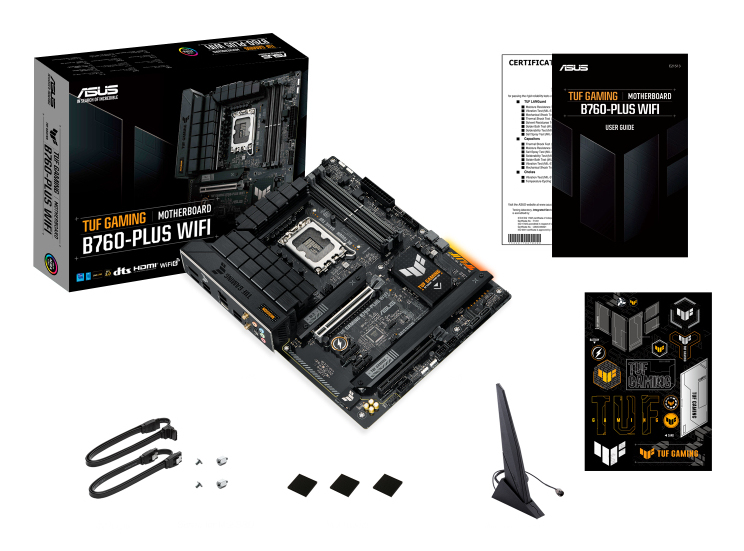 ASUS TUF GAMING B760-PLUS WIFI LGA 1700 4DDR5 ATX 4xSATA MB 1xHDMI 2.1 1xDP 1.4 3xM.2