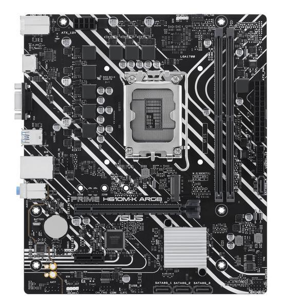 ASUS PRIME H610M-K ARGB LGA 1700 2DDR5 microATX 4xSATA MB 1xHDMI 2.1 1xD-Sub 1xM.2