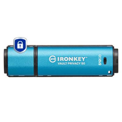 KINGSTON 512Go IronKey Vault Privacy 50 AES-256 Encrypted FIPS 197