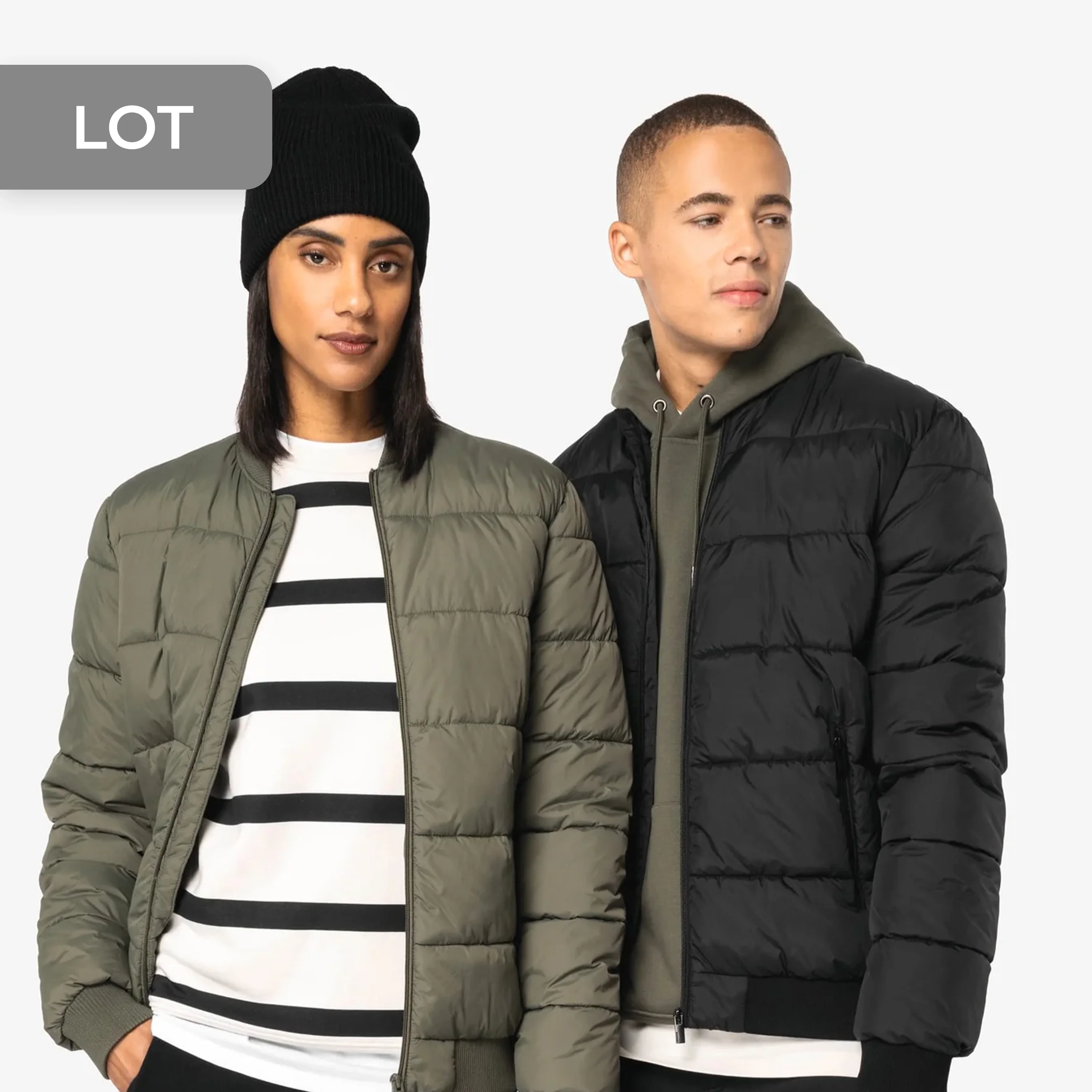 VESTE TEDDY MATELASSÉE