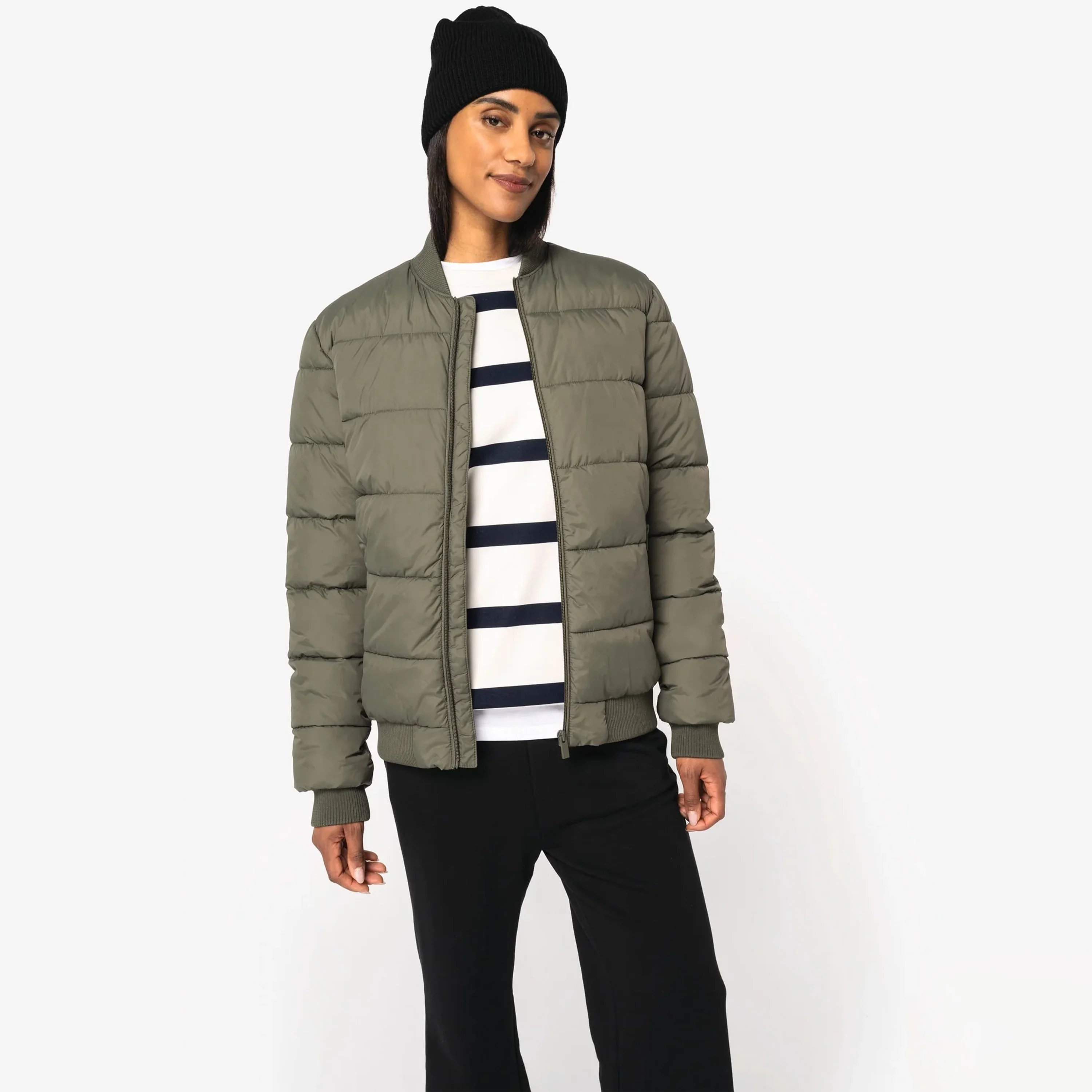 VESTE TEDDY MATELASSÉE