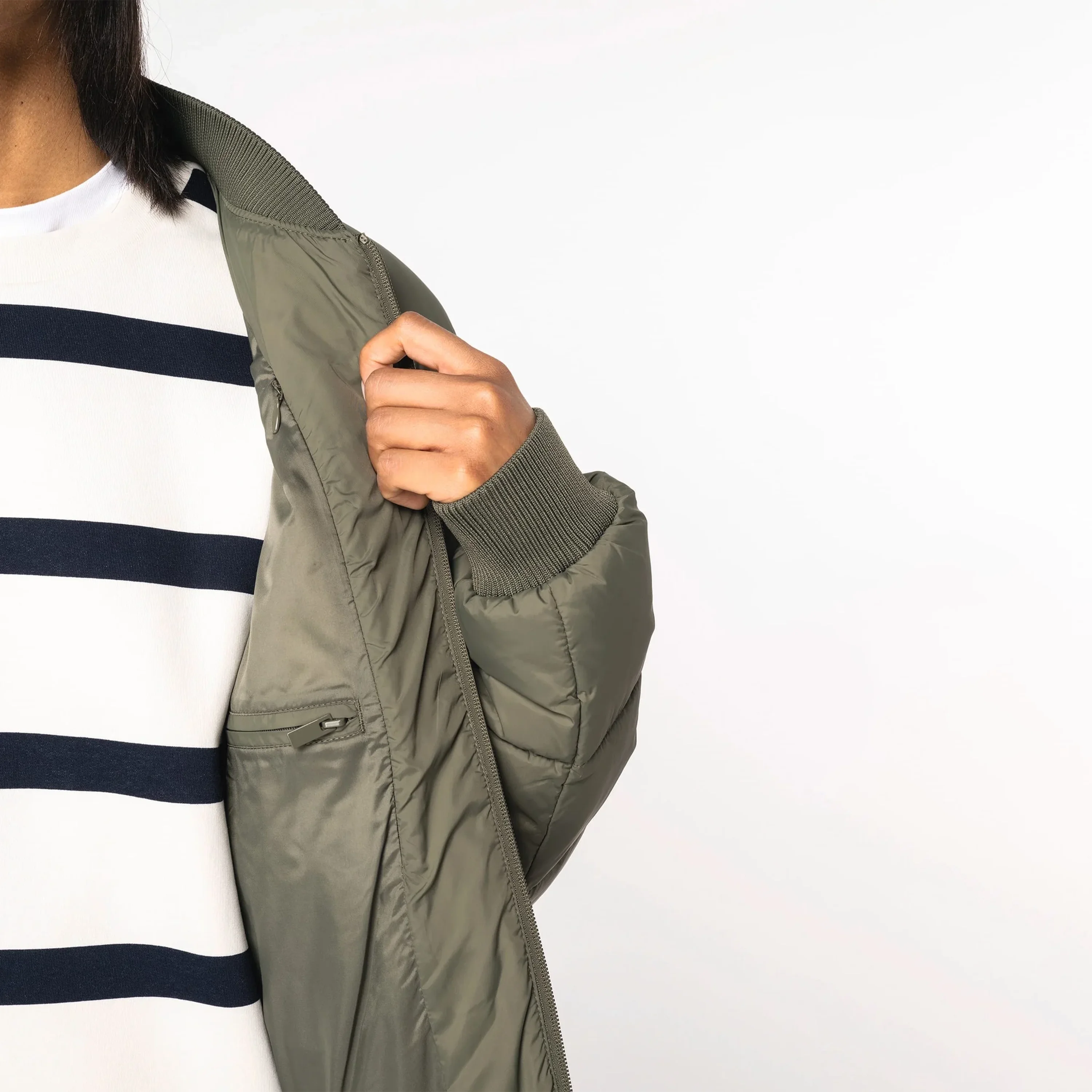 VESTE TEDDY MATELASSÉE