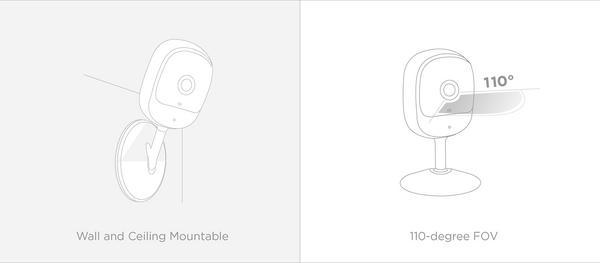 D-LINK Pro Series Compact Full HD Pro Wi-Fi Camera w/Full HD 1080p Resolution Sound & Motion Detection
