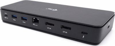 I-TEC Thunderbolt 4 2x Display Dock Generation 3 7x USB + thereof 1x TB4 2.5GLAN PD 92W 1m TB4 Cable SD/TF cardreader 3.5 mm Audio