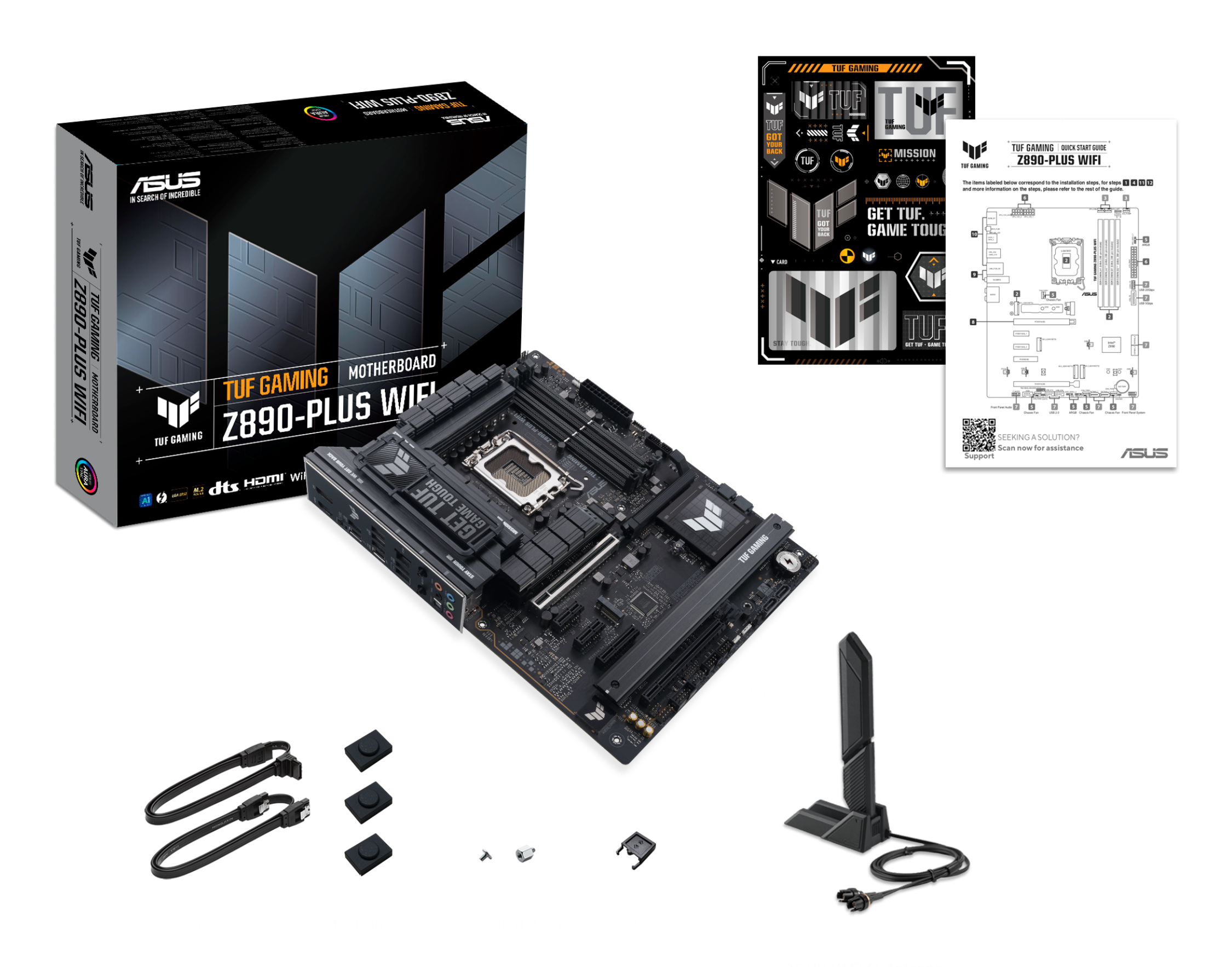 ASUS TUF GAMING Z890-PLUS WIFI LGA1851 DDR5 ATX MB
