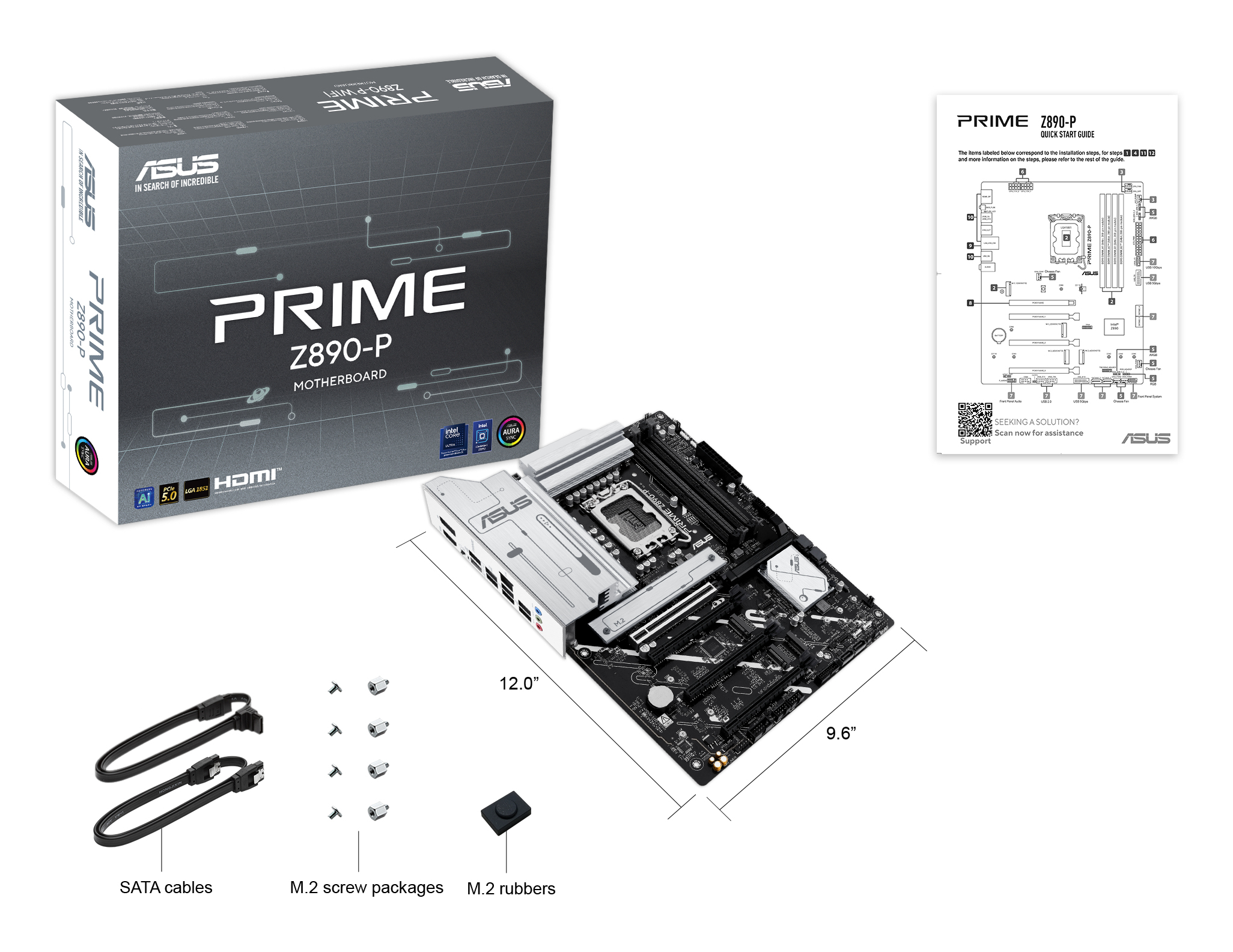 ASUS PRIME Z890-P LGA1851 DDR5 ATX MB