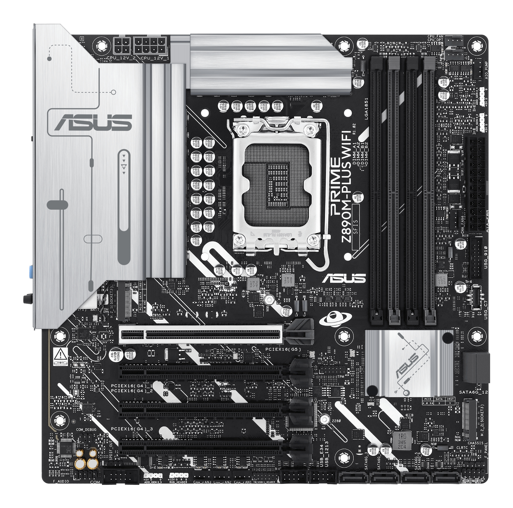 ASUS PRIME Z890M-PLUS WIFI LGA1851 DDR5 mATX MB