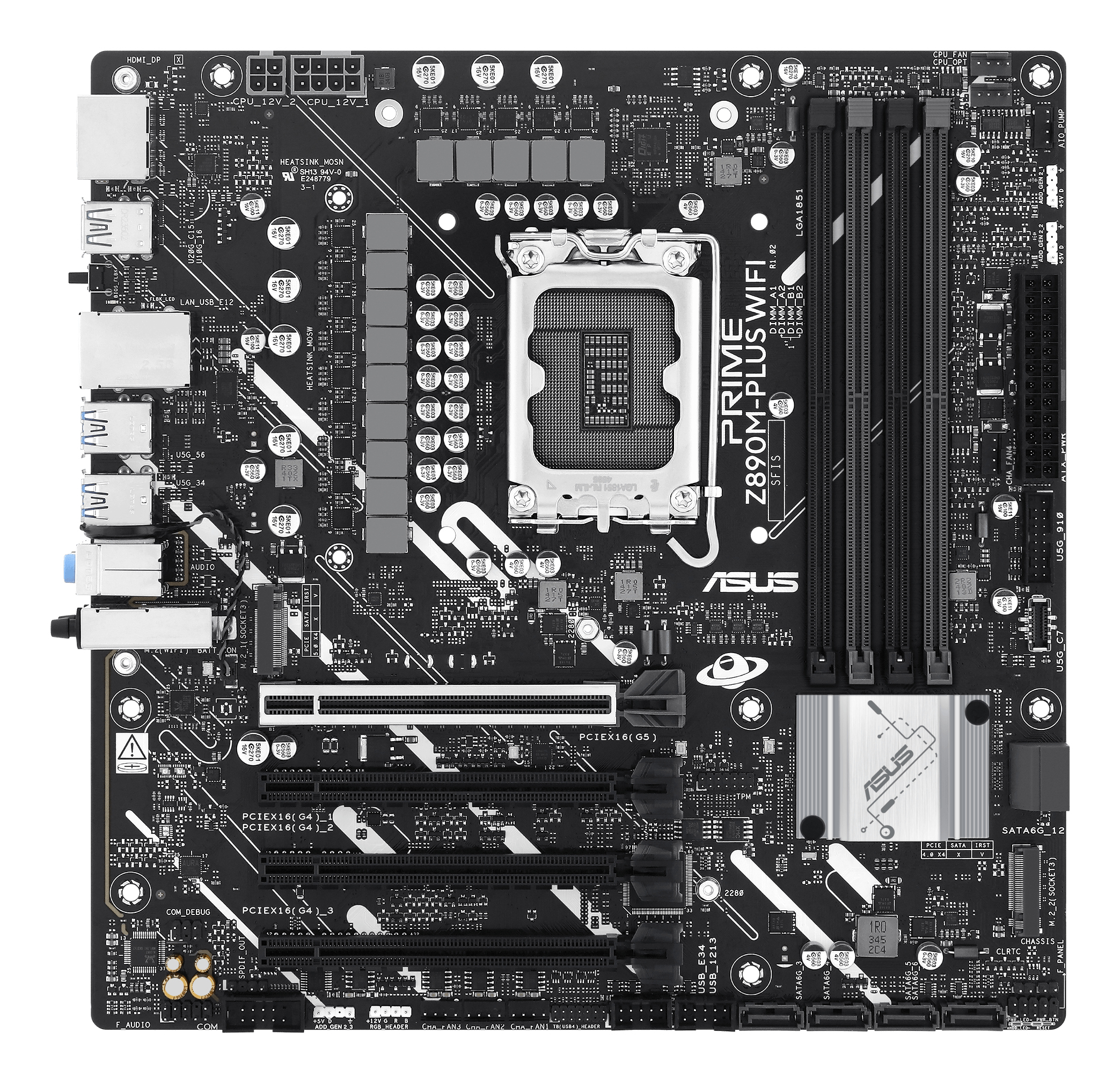 ASUS PRIME Z890M-PLUS WIFI LGA1851 DDR5 mATX MB