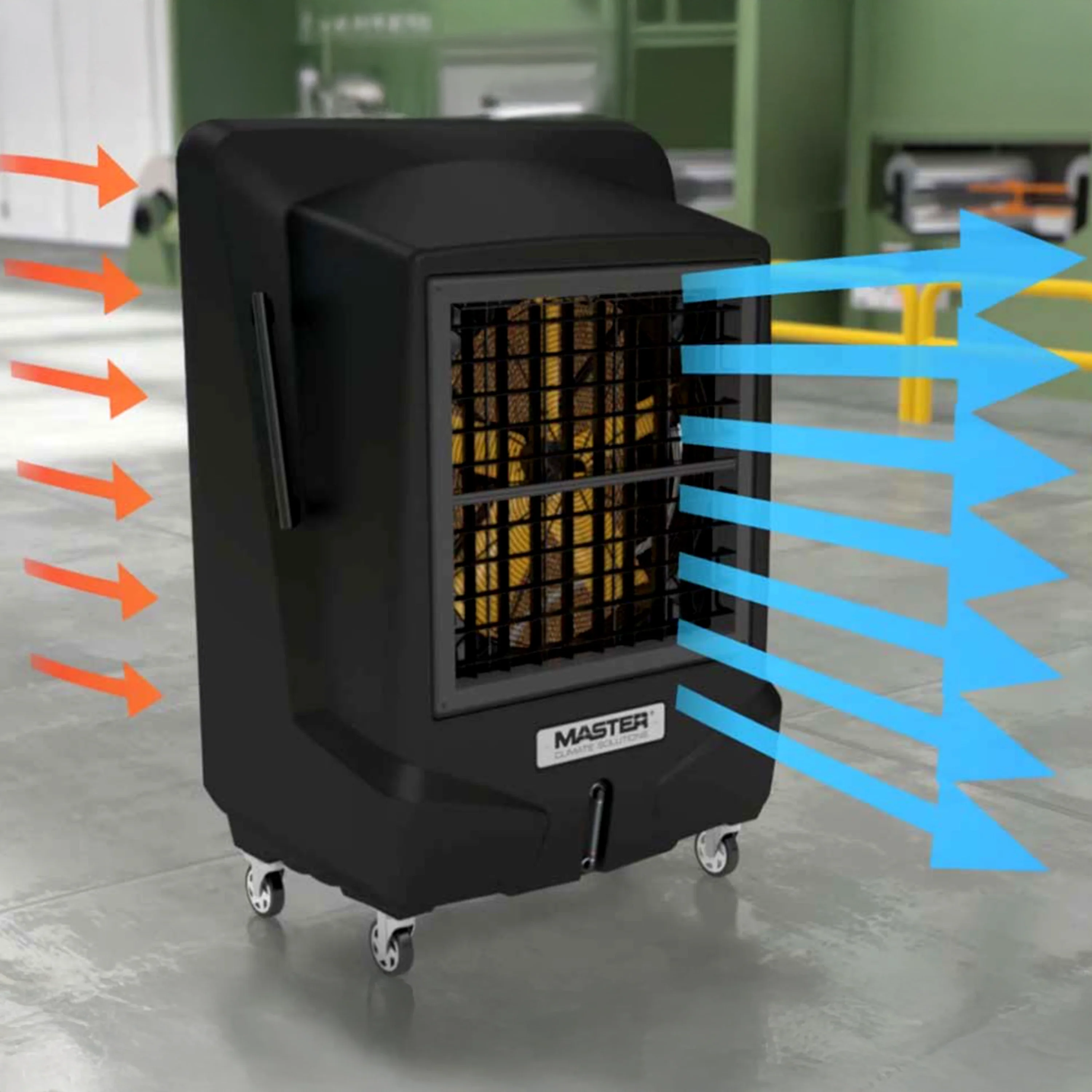 RAFRAICHISSEUR D'AIR EVAPORATIF MOBILE  22 000 m3/h