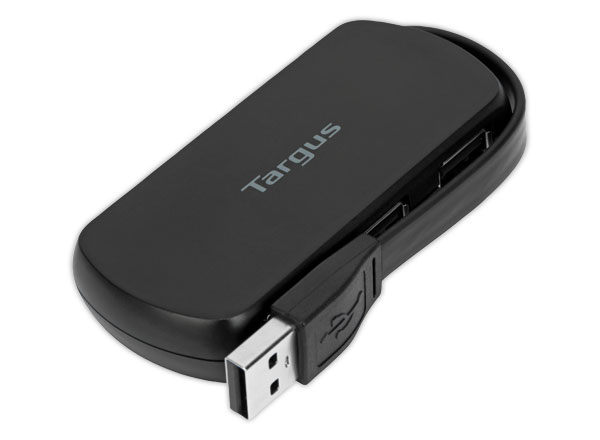 Targus ACH114EU interface hub USB 2.0 480 Mbit/s Black