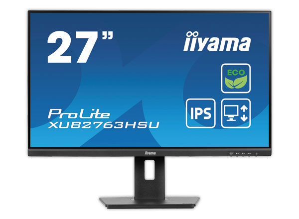iiyama ProLite XUB2763HSU-B1 écran plat de PC 68,6 cm (27") 1920 x 1080 pixels Full HD LED Noir