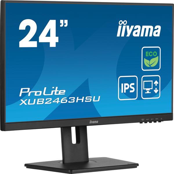 iiyama ProLite XUB2463HSU-B1 écran plat de PC 61 cm (24") 1920 x 1080 pixels Full HD LED Noir