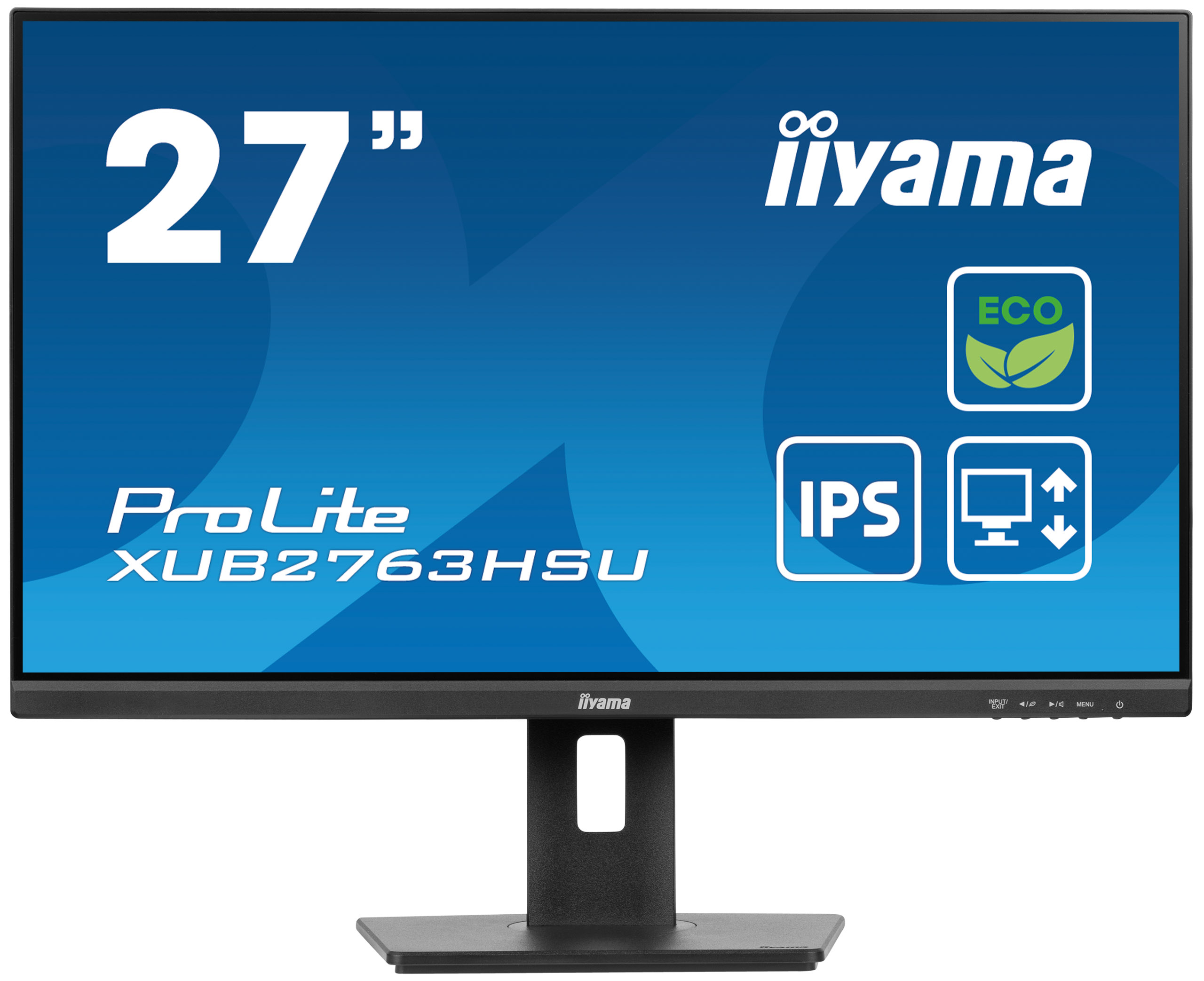 iiyama ProLite XUB2763HSU-B1 écran plat de PC 68,6 cm (27") 1920 x 1080 pixels Full HD LED Noir