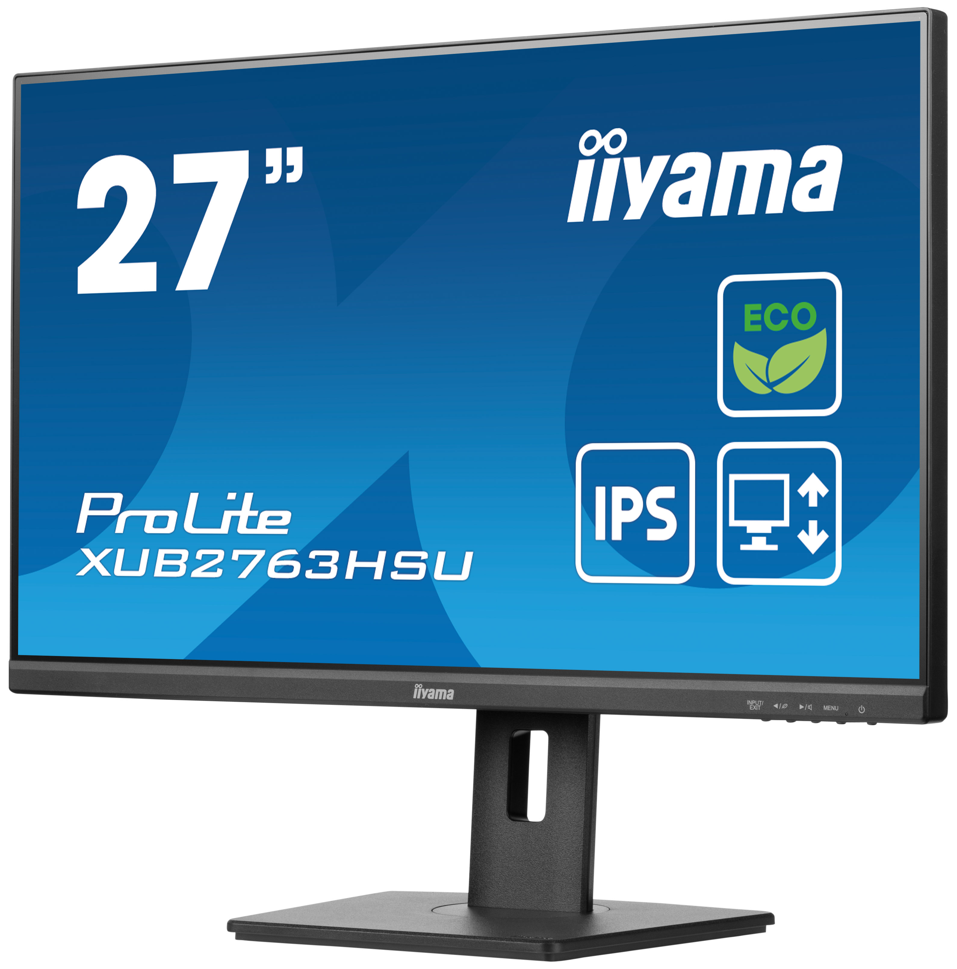 iiyama ProLite XUB2763HSU-B1 écran plat de PC 68,6 cm (27") 1920 x 1080 pixels Full HD LED Noir